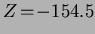 $Z\!=\!-154.5$